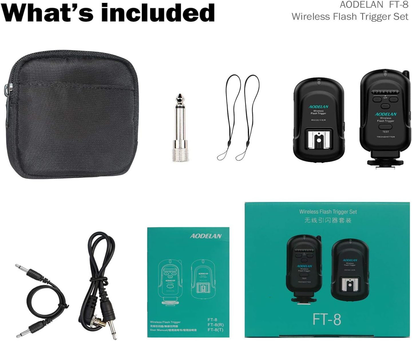 Disparador Speedlite transmisor y receptor de disparador de flash